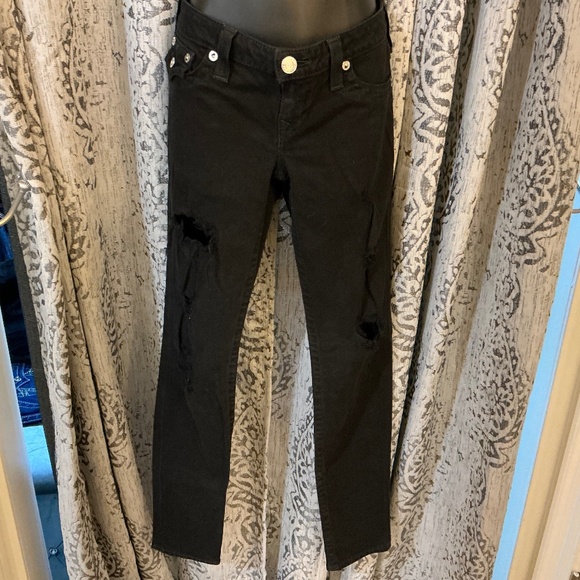 True Religion Skinny Jeans Distressed - Picture 1 of 2